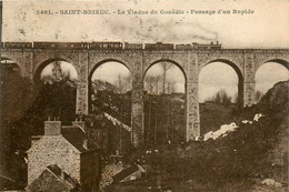 St Brieuc * Le Viaduc De Gouëdic * Passage Du Train Rapide * Ligne Chemin De Fer - Saint-Brieuc