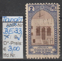 SPANISCH MAROKKO - Postamt Tanger - 2 Pta Mehrfärbig - O Gestempelt - S.Scan  (tanger BE33o   Esp) - Marruecos Español
