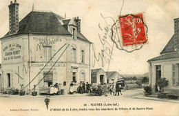 Mauves Sur Loire * L'Hôtel De La Loire CHARON ROBET Secours Cyclistes , Rendez Vous Des Amateurs Beurre Blanc - Mauves-sur-Loire