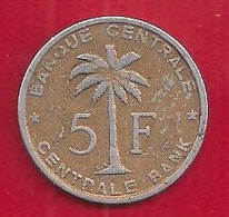 CONGO BELGE - 5 FRANCS - BANQUE CENTRALE - 1956 - 1951-1960: Boudewijn I