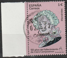 ESPAÑA 2022 - 50 Aniv. Del Fallecimiento De Clara Campoamor - Used Stamps