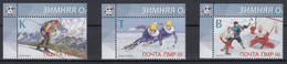 MOLDOVA Transnistria 2022.Olympic Games.Winter 2022:Beijing.SET 3 St.MNH - Invierno 2022 : Pekín