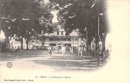 CPA GUYANE "Mana, La Place De La Mairie" - Saint Laurent Du Maroni