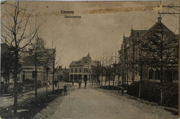 Emmen (Dr.) Stationsweg 1922 Beetje Sleets En Schaafplekje - Emmen