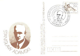 Poland:Maxi Card, Stanislaw Adamski - Cartes Maximum