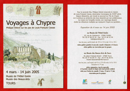 Carte Postale  "  Musée De L'hotel Gouin & Des Beaux Arts Tours - Voyage à Chypre - Expo Philippe Delord. - Museum