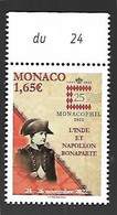 Monaco 2022 - Monacophil (L'Inde Et Napoléon Bonaparte) ** - Ungebraucht