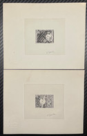 WALLIS & FUTUNA 1966 / 2 ARTIST PROOFS " SOUTH PACIFIC GAMES" - Imperforates, Proofs & Errors
