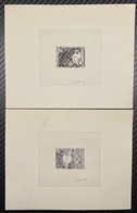 WALLIS & FUTUNA 1966 / 2 ARTIST PROOFS " SOUTH PACIFIC GAMES" - Sin Dentar, Pruebas De Impresión Y Variedades