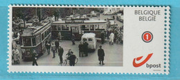 MYSTAMP BELGIUM  T11 -Tram + VW + Fietser ** MNH  .  . ZIE/VOIR SCAN . SUPER SALE - Other & Unclassified