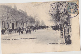 ROUBAIX  Boulevard De Paris  Défilé Des Pompiers - Roubaix