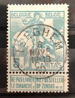 België, 1910, Nr 86, Gestempeld ISEGHEM - 1910-1911 Caritas