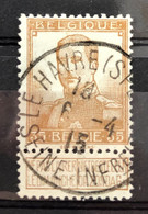 België, 1912, Nr 113, Gestempeld LE HAVRE (SPECIAL) - 1912 Pellens