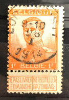 België, 1912, Nr 116, Gestempeld LOO-CHRISTY - 1912 Pellens