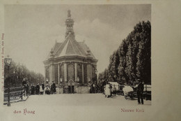 's Gravenhage (Den Haag) Nieuwe Kerk (veel Volk) Ca 1900 - Den Haag ('s-Gravenhage)