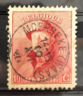 België, 1919, Nr 168, Gestempeld MOERBEKE (WAAS) - 1919-1920  Re Con Casco