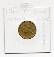 LITUANIE    10 C      2015   35 000 000  Exp     Etat : Voir Scan - Litauen