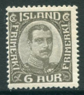 ICELAND 1931 Christian X Definitives  6 A. MNH / **.  Michel 159 - Nuovi