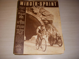 MIROIR SPRINT 366 15.06.1953 CYCLISME TEISSEIRE AUTO 24h Du MANS MARCHE G. ROGER - Sport