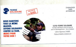 Enveloppe Réponse T Terre Solidaire  Theme Banane - Cards/T Return Covers