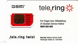 AUSTRIA - Tele Ring  Twist GSM Card, Mint - Oesterreich