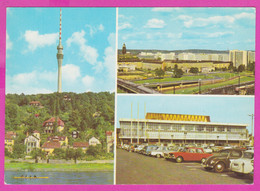 275384 / Germany DRESDEN - TV Television Tower Tour De Télévision Fernsehturm  4 Views Museum Rowing Sport Car - Rowing