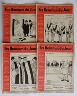 Lot De 4 Revues - Journal Hebdomadaire Les Hommes Du Jour - Février / Mars 1934 - Sonstige