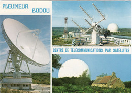 CPSM 22 PLEUMEUR-BODOU Le Centre De Télécommunications Par Satellites - L'Antenne P.B. 4, Le Radôme 1989 - Pleumeur-Bodou