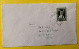 18102 -  Cachet 6. Liechstensteinische Briefmarken Ausstellung Sur Lettre Vaduz 31.08.1956 - Maschinenstempel (EMA)