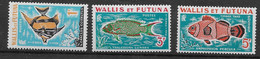 Wallis Mnh ** Nsc Fish Set 16 Euros Postage Due - Segnatasse