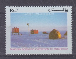 Pakistan 1991 Pakistan Scientific Expedition To Antarctica 1v ** Mnh (AC190) - Pakistan