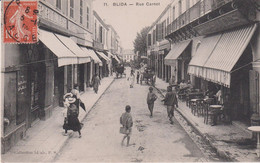 CPA- D2-ALGERIE- BLIDA- Rue  Carnot  -commerces-très Belle Animation-- - Blida