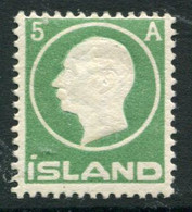 ICELAND 1912 Frederik VIII 5 A. MNH / **.   Michel 69 - Neufs