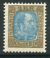 ICELAND 1902 Christian IX 2 Kr. MNH / **.   Michel 46 - Unused Stamps