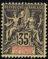 Inde N°17 - Neuf * Avec Charnière - TB - Unused Stamps