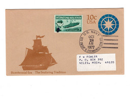 16493 " BICENTENNIAL ERA-THE SEAFARING TRADITION-OCT 18,1977 " - 1971-1980