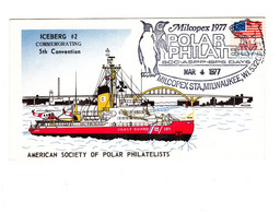 16495 " ICEBERG #2 COMMEMORATING-5th CONVENTION AMERICAN SOCIETY OF POLAR PHILATELISTS-MAR 4,1977 " - 1971-1980