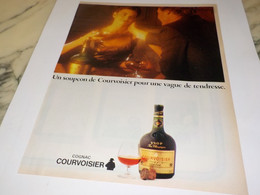 ANCIENNE PUBLICITE TENDRESSE COGNAC  COURVOISIER  1982 - Alcools