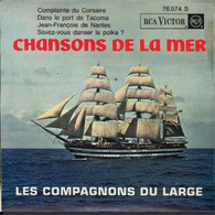 LES COMPAGNONS DU LARGE  - FR EP - CHANSONS DE LA MER - Musiche Del Mondo