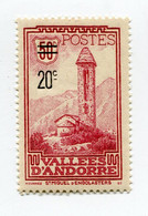 ANDORRE FRANCAIS N°46 ** CHAPELLE DE SAINT-MIGUEL D'ENGOLASTERS - Neufs