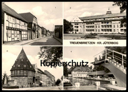 ÄLTERE POSTKARTE TREUENBRIETZEN VOGELSANGSTRASSE KREISKRANKENHAUS HEIMATMUSEUM BAD Cpa Postcard Ansichtskarte AK - Treuenbrietzen