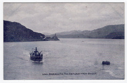 BARMOUTH - The Estuary From Bridge. - Photochrom Wedgwood Series 31901 - Merionethshire