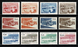 Finland 1952/1981 Collis Par Autobus Yv. / Mi. / Facit  6/9**, 10/13**, 14/17** - MNH - Pacchi Tramite Autobus