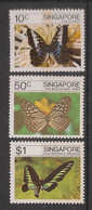 SINGAPORE - 1982 - N°Yv. 385 à 387 - Papillon / Butterfly - Neuf Luxe ** / MNH / Postfrisch - Schmetterlinge