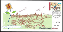 CS/HK° Luxembourg Ville - 125 Ans UTL - SIGNÉ/GETEKEND: Frédéric Thiry - NUMÉROTÉ/GENUMERD - Épreuve D'artiste - Commemoration Cards