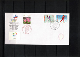 Slowenien / Slovenia 1998 Olympic Games Nagano  FDC - Inverno1998: Nagano