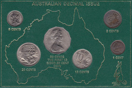 SERIE COMPLETA DE 6 MONEDAS DE AUSTRALIA DEL AÑO 1970/71 Y 72  (COIN) - Sammlungen
