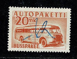 Finland 1952/57 Collis Par Autobus  Yv. / Mi. / Facit 8,  Obl/gebr/used - Bus Parcels / Colis Par Autobus / Pakjes Per Postbus