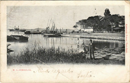 PC EGYPT, ISMAILIA, PORT VIEW, Vintage Postcard (b39342) - Ismailia