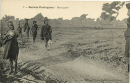 PC GUINÉE PORTUGAISE, MANCAGNES, Vintage Postcard (b38681) - Guinea Bissau